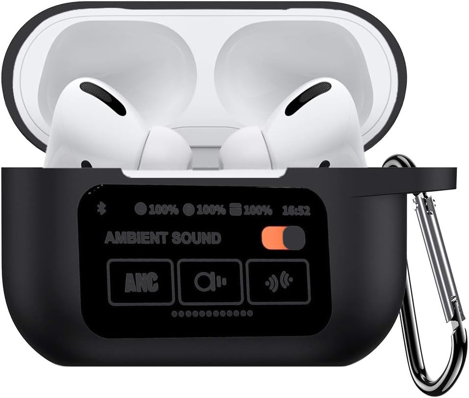 Latest  LED  touch screen Earbuds ANC+ENC Noise Cancelling - Premium Quality with Case