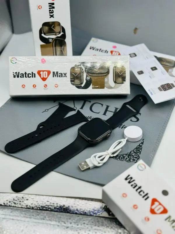 Watch 10 Max | New Model Series 10 Max Smart Watch | Stainless Steel Body With High Definition Edge Display | Bt Calling & Long Battery Life - Stile Gadget
