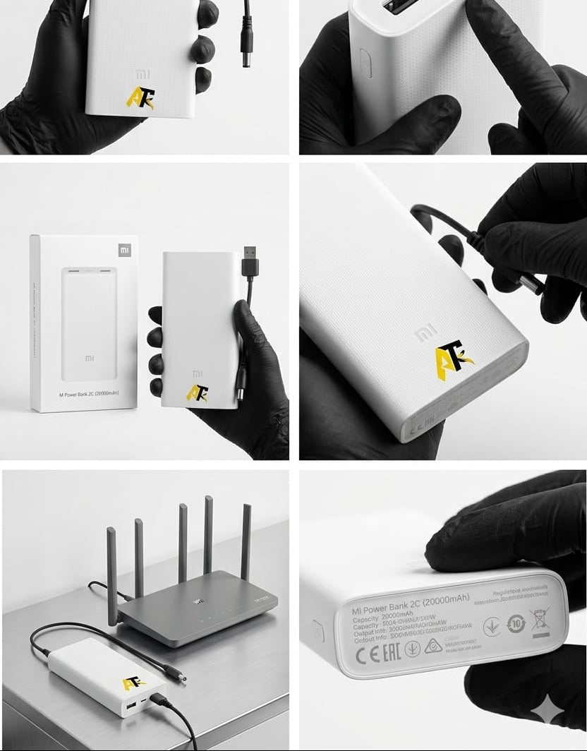 WiFi Router UPS Power Bank, 12 Volts, 3 cell wifi power bank- Best Quality | Adnan Tech